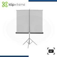 ECRAN KLIP XTREME KPS-103 PANTALLA 100" (2.00mm x 1.50mm) CON TRIPODE RETRACTIL